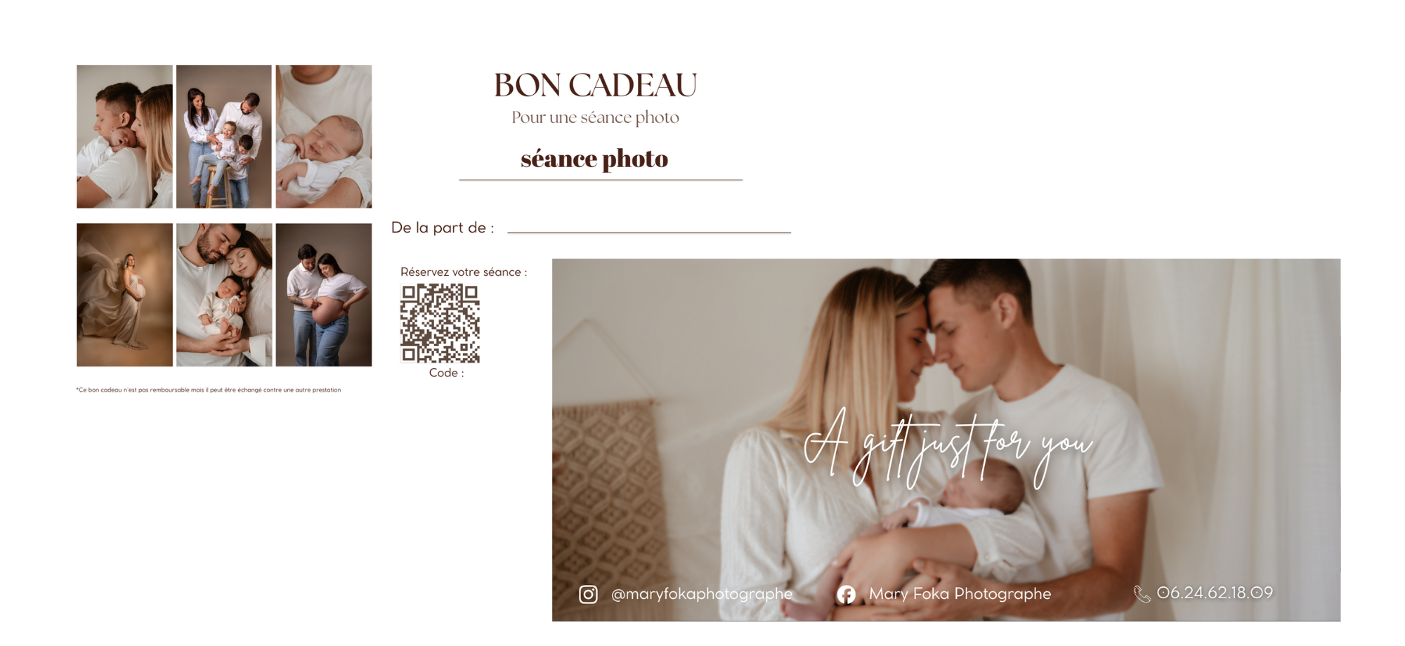 bon cadeau photographe